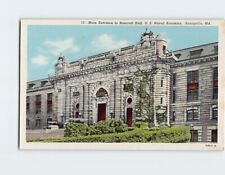 Postcard Main entrance to Bancroft Hall US Naval Academy Annapolis Maryland USA picture