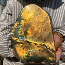 4.9lb Large Nice Natural Flash Gold Labradorite Crystal Rock Rough Specimen picture