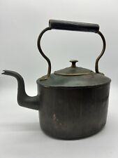 Old Victorian Copper Kettle Large Antique Copper / Tin? picture