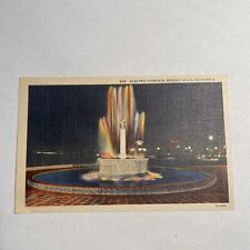 Postcard Electric Fountain Beverly Hills California USA CA picture