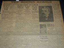 1908 NOV 6 THE BOSTON HERALD - PRESIDENT ELIOT TELLS WHY HE RESIGNED - BH 243 picture
