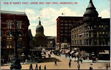 PC View of Market Street Looking West from Circle Indianapolis, Indiana~132177 picture