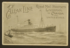 Allan Line Trade Card 5.5
