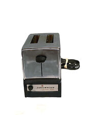 Toastmaster B140-1 Vintage 1970’s Automatic Toaster Chrome W/ Dial Working 2 Pc picture
