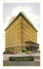 Hotel Burbridge Corner Forsyth And Clay Streets, Jacksonville Florida Postcard picture