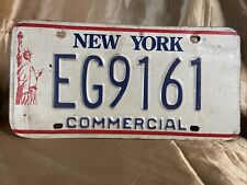 VTG New York license plate EG9161 COMMERCIAL Statue of Liberty picture