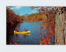 Postcard Canoeing on an Autumn Day picture