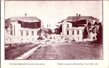 The New Stanford University Gymnasium Ruins After 1906 Earthquake CA Postcard picture