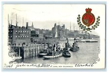 1903 Harbor at St. John New Brunswick CA Springfield MA PMC Postcard picture