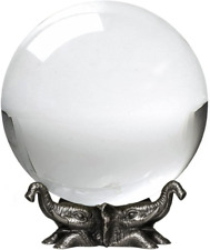 8 Inch (200Mm) Clear Crystal Ball with Elephant Stand picture