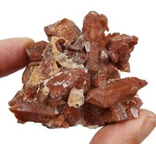 Red Quartz Crystal Cluster Morocco 68.5 grams Nice Display picture