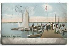 Postcard Shark River Belmar NJ 1905 picture