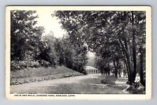 Meriden CT-Connecticut, Drive And Walk, Hubbard Park, Antique, Vintage Postcard picture