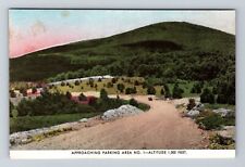 Manchester VT-Vermont Equinox Sky Line Drive Parking Vintage Souvenir Postcard picture