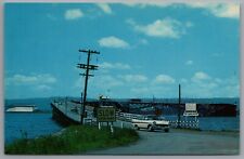 Duluth MN Arrowhead Bridge St. Louis River Superior WI c1958 Postcard picture