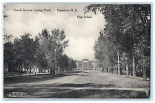 c1940's High School 4th Avenue Looking North Casselton North Dakota ND Postcard picture