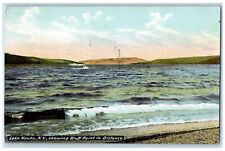 1913 Lake Keuka New York NY Bluff Point In Distance Baker Bros Postcard picture
