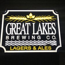 Great Lakes Brewing Co Lagers & Ales LED Light Wave Beer Sign Man Cave Essential picture