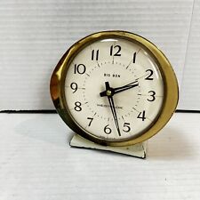 Vintage Westclock Big Ben 53647 Manual Wind Up Alarm Clock Style 8 White picture