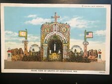 Vintage Postcard 1938 Grotto Dickeyville Wisconsin WI picture