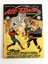 All-Flash Comics Quarterly #4 (1942 Golden Age DC Comics) White Pages [FN/FN-] picture
