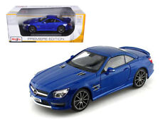 2012 Mercedes SL 63 AMG Blue 1/18 Diecast Car Model by Maisto picture