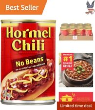 Flavorful Easy-Open Beef Chili - 14g Protein, Gluten-Free - 15 Oz 8 Pack picture