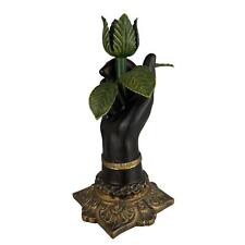 Vintage Petites Chooses Iron Hand Candle Holder Victorian Cast Iron picture