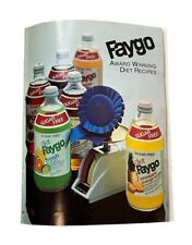 Vintage Faygo Award Winning Diet Recipes Cookbook Pop Soda Sugar Free picture