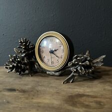 Spi Pinecone Brass Metal Clock  picture