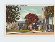 Postcard St. James Episcopal Church Danbury Connecticut USA picture
