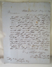 1849 LETTER RE: HONORABLY DISCHARGED NAMED MEXICAN-AMERICAN WAR? SOLDIER picture