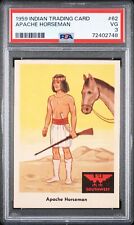 1959 INDIAN TRADING #62 APACHE HORSEMAN PSA 3 picture