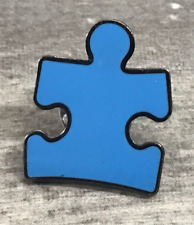 Autism Awareness Blue Puzzle Piece Lapel Hat Jacket Shirt Vest Backpack Bag Pin picture