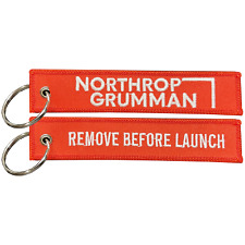 Northrop Grumman REMOVE BEFORE LAUNCH Keychain or Luggage Tag or zipper pull Spa picture