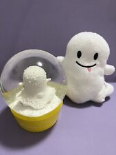 Snapchat Snappy Holidays Snow Globe & Snapchat Ghost Plush Stuffed Toy picture