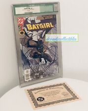 Batgirl #1 CGC Graded 9.2 NM 1st Print DC Comics 2000 Sketch Art & COA 165/1500 picture