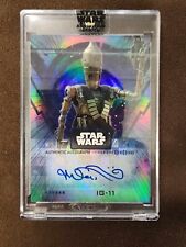 2022 Topps Star Wars Signature Series IG-11 BLUE PARALLEL AUTO /50 Taika Waititi picture
