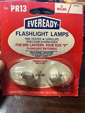 Vintage Eveready Flashlight Lamps PR13 - NOS picture