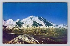 Mt McKinley AK-Alaska, Mount McKinley, Antique, Vintage Souvenir Postcard picture