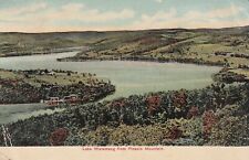 VINTAGE View Lake Waramaug 1910 Top Of Pinnacle Mountain Connecticut CT Postcard picture