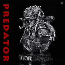 Predator Bust Statue 1/4 Scale Silver Version Painted Model Decor New In Stock picture