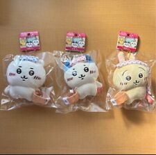 US SELLER 3 Chiikawa Hachiware Usagi Plush Keychains Official Hot Spring Onsen picture