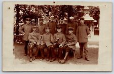 RPPC WWI Postcard Group Wounded German Soldiers Amputee 1915 AP3 picture