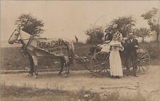 Tioga County Fair, Owego, New York Decorated Horse c1910s RPPC Postcard picture