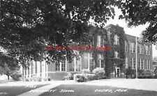MI, Onsted, Michigan, RPPC, Community School, 1952 PM, Cook Photo No P555 picture