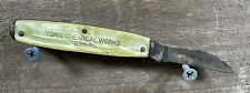 Dempwolf’s Fertilizers, YORK Chemical Works, Vintage UTICA Advertising Knife picture