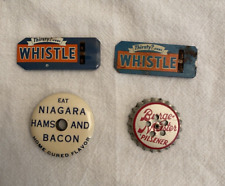 Vintage Adv Whistles ~ Thirsty?  Just Whistle (2), Burgemeister Pilsener, + picture