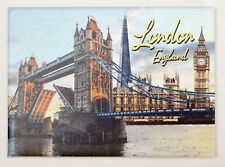 LONDON ENGLAND TOWER BRIDGE FRIDGE COLLECTOR'S SOUVENIR MAGNET 2.5