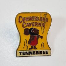 Vintage Cumberland Caverns Tennessee Caveman Lapel Cap Tack Pin Badge picture